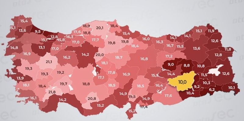 Kahramanmaraş genelindeki araçların ortalama yaşı 18,5 yıl